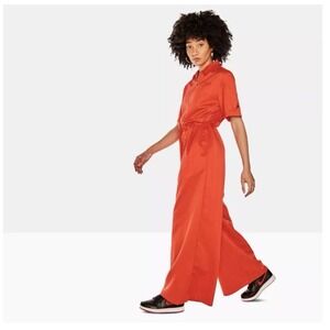 Jordan Jumpsuit Flight Utility Suit Wide Leg Red Loose DM5235-635 M Streetwear